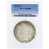 Image 1 : 1891-CC $1 Morgan Silver Dollar Coin PCGS MS65