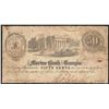 Image 1 : 1862 Fifty Cents Marine Bank of Georgia Obsolete Bank Note