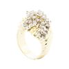 Image 4 : 14KT Yellow Gold Ladies 1.50ctw Diamond Ring