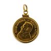 Image 1 : 14K Pendant with 1981 1/4 oz Gold Krugerrand Coin