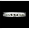 Image 1 : 14KT White Gold Ladies 0.50ctw Diamond Ring