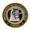 Image 1 : .999 Silver Pioneer Hotel & Gambling Hall $10 Casino Limited Edition Gaming Toke