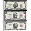 Image 1 : Lot of (3) 1953 $2 Legal Tender Notes