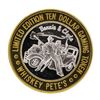 Image 1 : .999 Silver Whiskey Petes Casino Jean, Nevada $10 Limited Edition Gaming Token