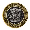 Image 2 : .999 Silver Whiskey Petes Casino Jean, Nevada $10 Limited Edition Gaming Token