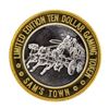 Image 1 : .999 Silver Sam's Town Las Vegas $10 Casino Limited Edition Gaming Token