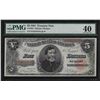 Image 1 : 1891 $5 Treasury Note Fr. 363 PMG Extremely Fine 40