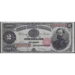 1891 $2 Treasury Note Fr. 357