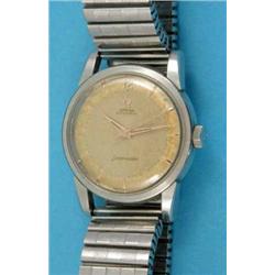 A gentlemans steel Omega Seamaster Automatic wrist watch...