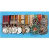 Image 1 : A large group of 9 (ex 10) medals, to Major R.S.Webber Royal Welsh Fusiliers, who served in the E...