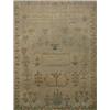Image 1 : A George IV sampler, finely worked with a verse, stags and floral motifs within a strawberry bord...