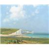 Image 1 : Frank Wootton (1911-1998) oil on canvas, 'Looking across the Cuckmere Valley', signed, 20 x 24.5...