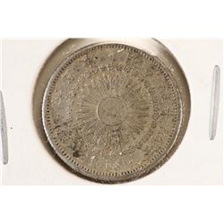 1911 JAPAN SILVER 10 SEN .0521 OZ. ASW