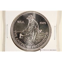 1985 ENGELHARD AMERICAN PROSPECTOR 1 TROY OZ.