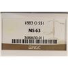 Image 3 : 1883-O MORGAN SILVER DOLLAR NGC MS63