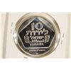 Image 2 : 1975 ISRAEL SILVER 10 LIROT .3215 OZ. ASW