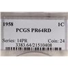 Image 3 : 1958 LINCOLN CENT PCGS PR64RD