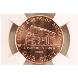 2009 BIRTH & CHILDHOOD LINCOLN CENT NGC MS66RD