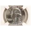 Image 1 : 1964-D WASHINGTON SILVER QUARTER NGC MS64