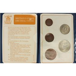BRITIANS 1ST DECIMAL COIN SET