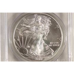 2010 AMERICAN SILVER EAGLE PCGS MS69 1ST STRIKE