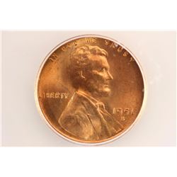 1951-S LINCOLN CENT ICG MS66RD