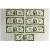 Image 1 : 7-2013 CRISP UNC $2 FRN'S CONSECUTIVE SERIAL #'S