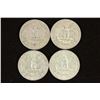 Image 2 : 1954-D,60-D,62 & 64 WASHINGTON SILVER QUARTERS