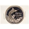 Image 1 : 1972 BAHAMAS PROOF SILVER 50 CENTS .2667 OZ. ASW