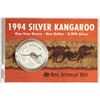Image 1 : 1994 AUSTRALIA SILVER KANGAROO DOLLAR 1 TROY OZ .