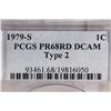 Image 3 : 1979-S TYPE 2 LINCOLN CENT PCGS PR68RD DCAM