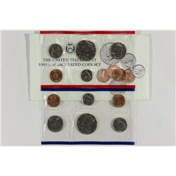 1989 US MINT SET (UNC) P/D (WITH ENVELOPE)