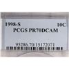 Image 3 : 1998-S ROOSEVELT DIME PCGS PR70 DCAM