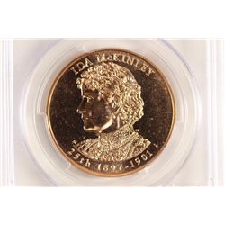 2013 IDA MCKINLEY BRONZE MEDAL PCGS MS67RD