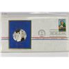 Image 2 : 25 GRAM STERLING PROOF ROUND FDC IN COMMEMORATION