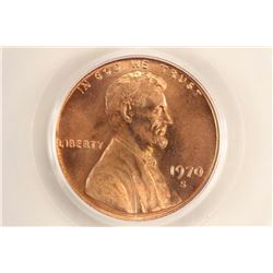 1970-S LARGE DATE LINCOLN CENT PCGS MS65RD