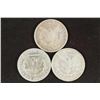 Image 2 : 1881-S, 1885-O & 1888-O MORGAN SILVER DOLLARS