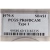 Image 3 : 1979-S TYPE I SBA DOLLAR PCGS PR69 DCAM