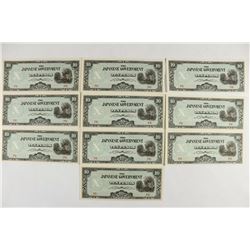 10 WWII JAPANESE GOVERNMENT 10 PESOS INVASION