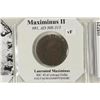 Image 2 : 308-313 A.D. MAXIMINUS II ANCIENT COIN VERY FINE