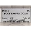 Image 3 : 1985-S LINCOLN CENT PCGS PR69RD DCAM
