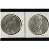 Image 2 : 1934-D (SMALL & LARGE) MINT MARK PEACE SILVER $'S