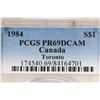 Image 3 : 1984 CANADA TORONTO SILVER DOLLAR PCGS PR69 DCAM