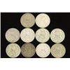 Image 2 : 10 ASSORTED 1958-1966 MEXICO .100 SILVER PESOS