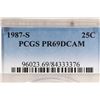 Image 3 : 1987-S WASHINGTON QUARTER PCGS PR69 DCAM