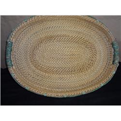 Woven Basket Serving Tray