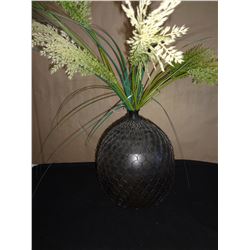 Black round Vase
