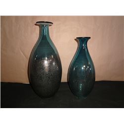 Two Blue Vases