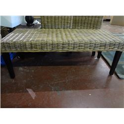 Pier 1 Imports Wicker Kitchen Bench