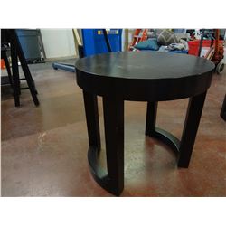 Brown Circular End Table Few Scuffs